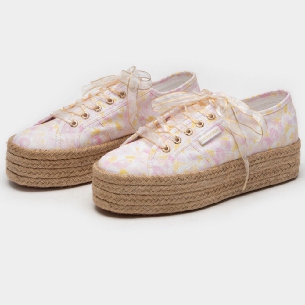NIB Superga LOVESHACKFANCY 2790 Espadrilles